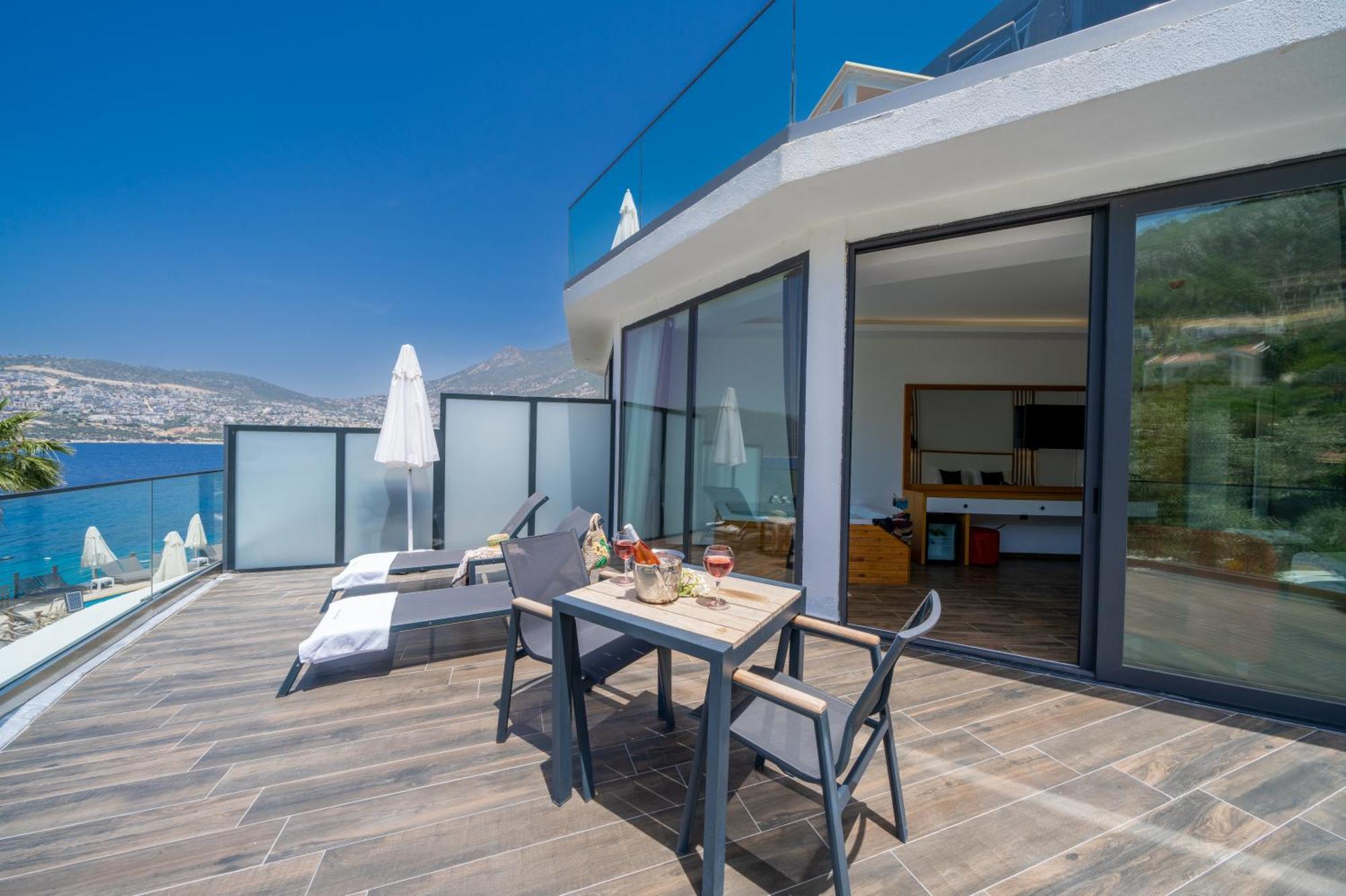 Kalkan Beach Park Hotel كاس المظهر الخارجي الصورة