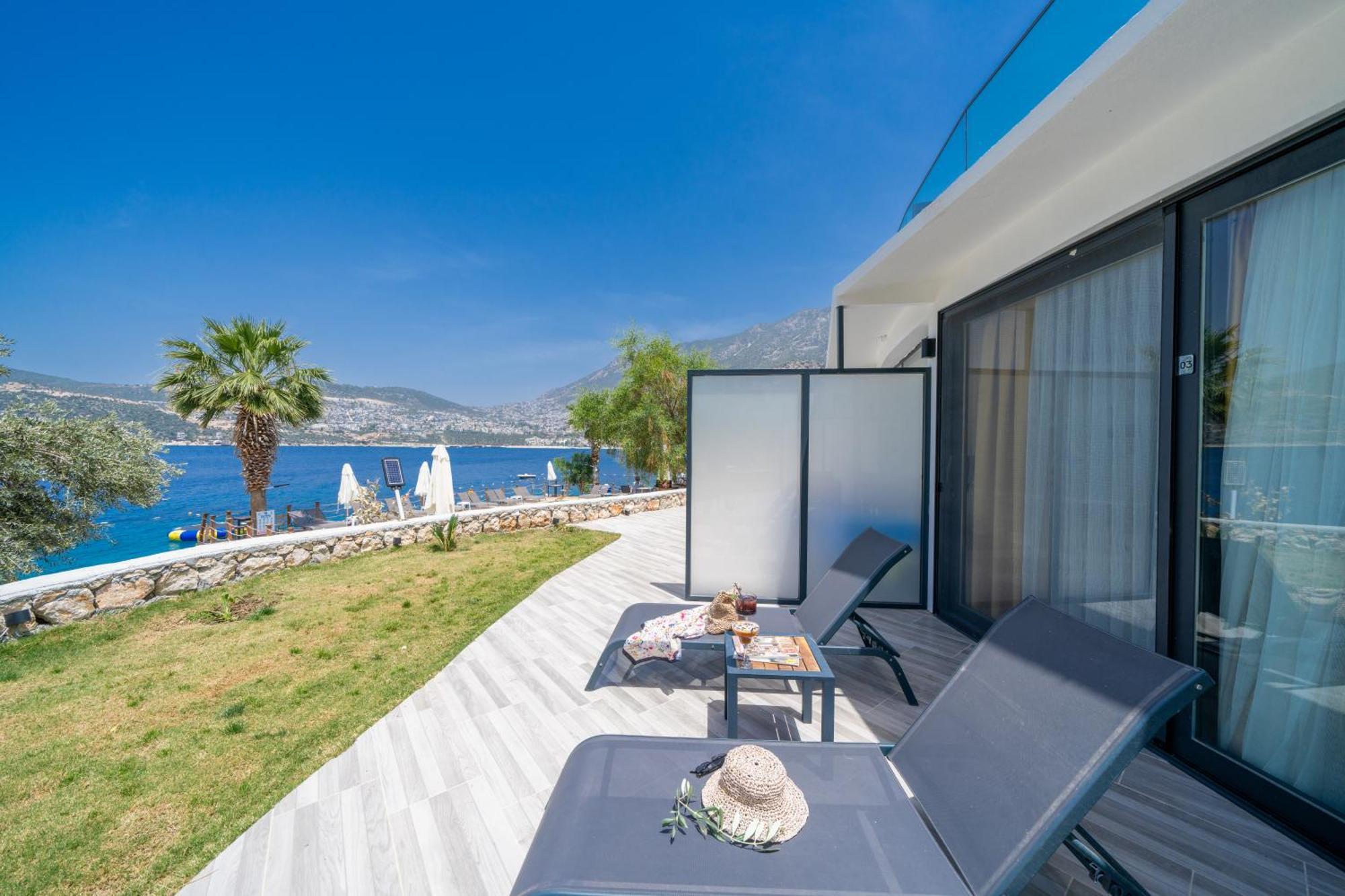 Kalkan Beach Park Hotel كاس المظهر الخارجي الصورة