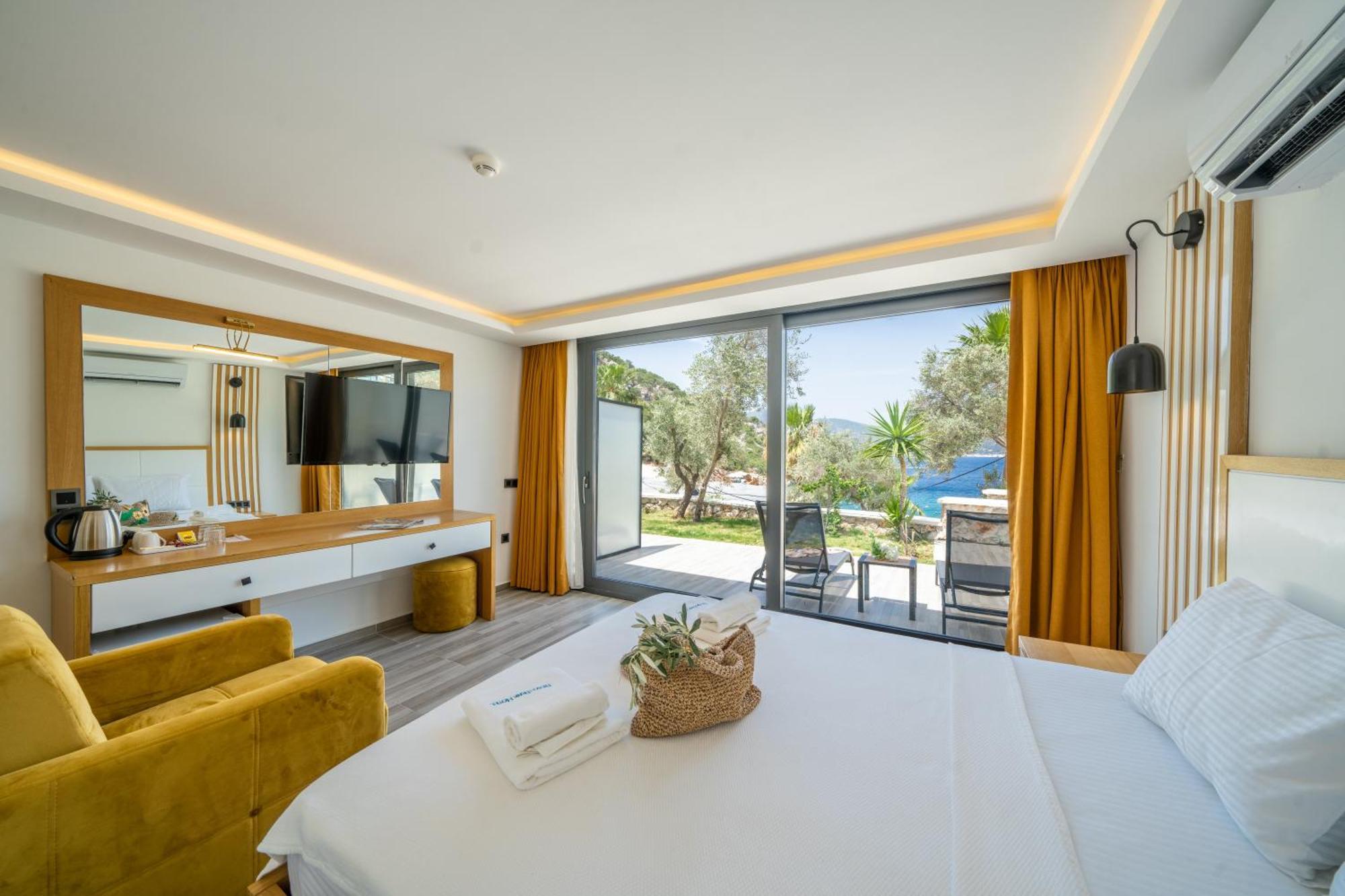 Kalkan Beach Park Hotel كاس المظهر الخارجي الصورة