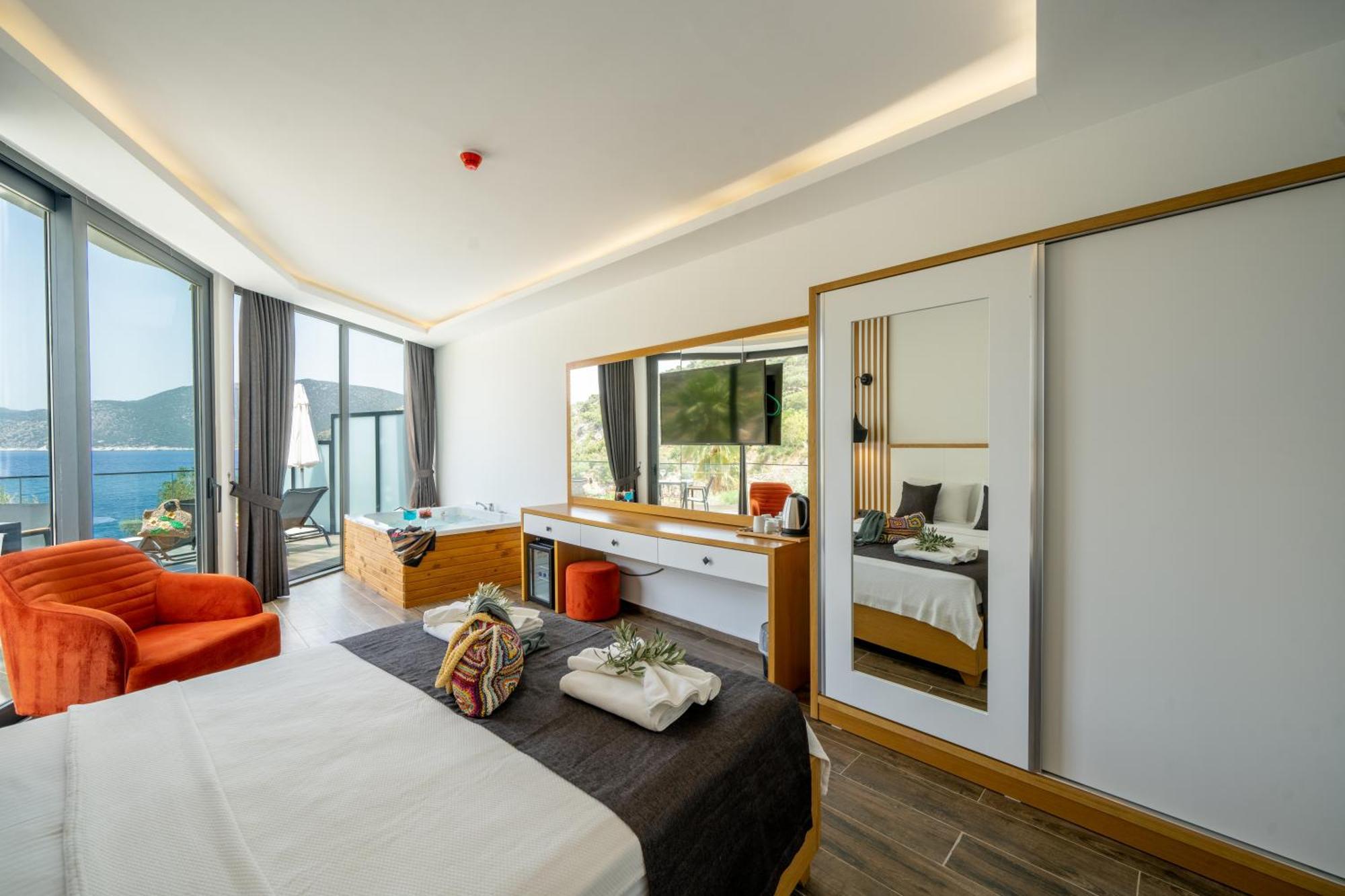 Kalkan Beach Park Hotel كاس المظهر الخارجي الصورة